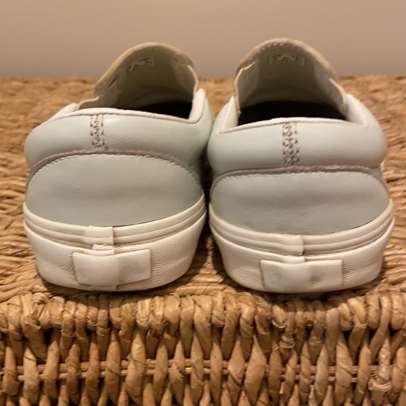 Madewell Mint Leather Vans - Picture 4 of 5
